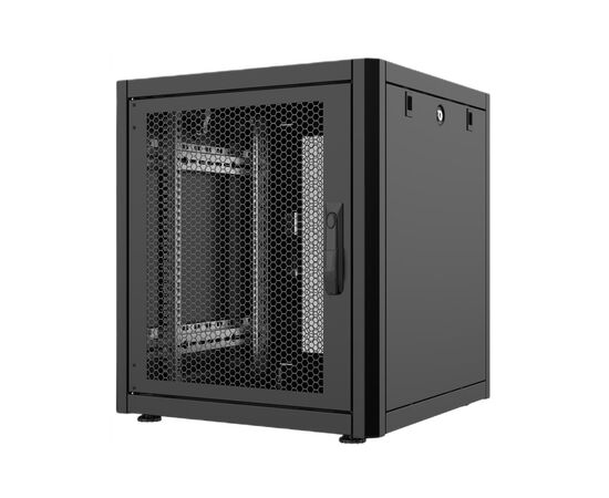 Шкаф напольный Mirsan 26U GTN 19" 600x600, perforated door (MR.GTN26U66DE.01_PRF63)
