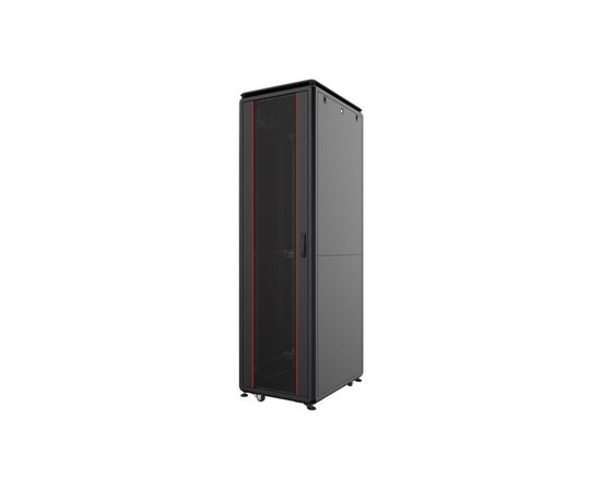 Шкаф напольный Mirsan 26U GTV 19" 600x600, glass door (MR.GTV26U66DE.01)