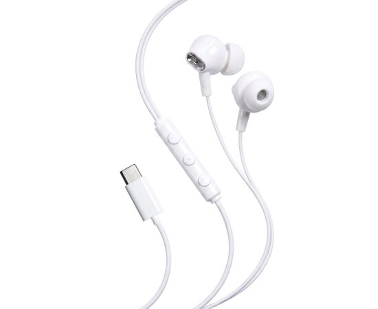 Навушники Vention Echo Lite USB-C In-Ear Wired White (GBBWAV), зображення 2