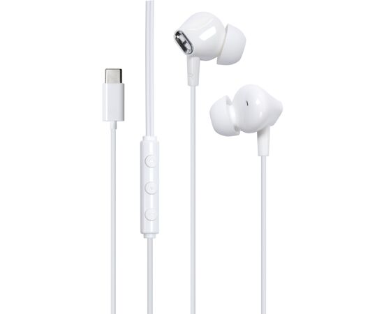 Навушники Vention Echo Lite USB-C In-Ear Wired White (GBBWAV)