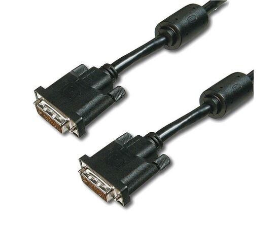 Кабель мультимедийный DVI to DVI 24+1pin, 5.0m Digitus (AK-320101-050-S)