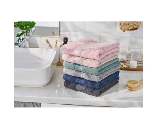 Полотенце Ardesto махровое SuperSoft 100% хлопок 50 х 90 см, розовый (ART2250SCP), изображение 3