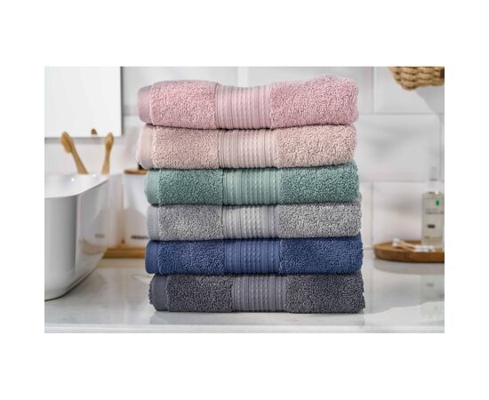 Полотенце Ardesto махровое SuperSoft 100% хлопок 50 х 90 см серый (ART2250SLP), изображение 7