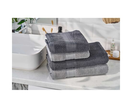 Полотенце Ardesto махровое SuperSoft 100% хлопок 50 х 90 см серый (ART2250SLP), изображение 8