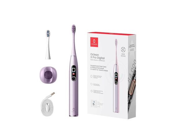 Электрическая зубная щетка Oclean X Pro Digital Purple (6970810553475)