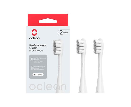 Насадка для зубной щетки Oclean Brush Head Professional clean -2 pack Grey (6970810554090)