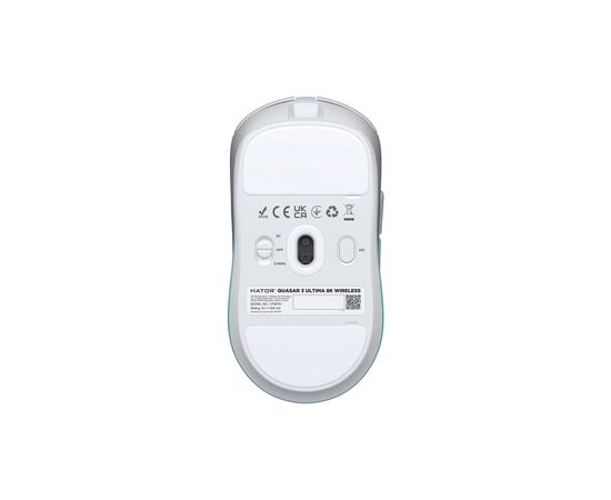 Мишка Hator Quasar 3 Ultima 8K Wireless/Bluetooth/USB White/Mint (HTM761), зображення 6