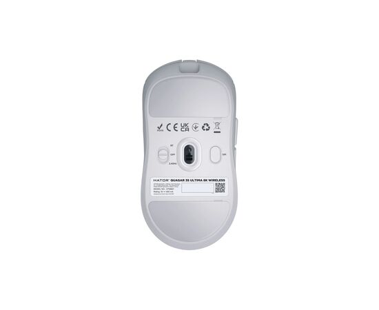 Мишка Hator Quasar 3S Ultima 8K Wireless/Bluetooth/USB White (HTM661), зображення 6