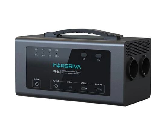 Зарядна станція Marsriva MP3S 300W 313.6Wh LiFePO4 (MP3SV2_MARSRIVA), зображення 2