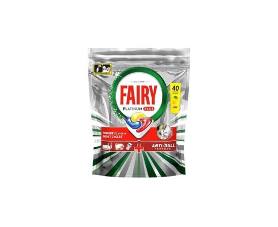Таблетки для посудомоечных машин Fairy Platinum Plus All in One Lemon 40 шт. (8001090952226)