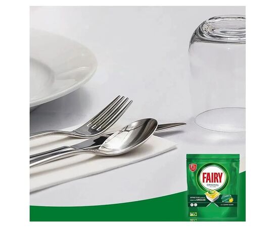 Таблетки для посудомоечных машин Fairy Все-в-1 Original Лимон 71 шт. (8700216237420), изображение 6