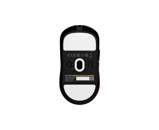 Мишка Hator Quasar 3 Ultima 8K Wireless/Bluetooth/USB Black/Purple (HTM760), зображення 6