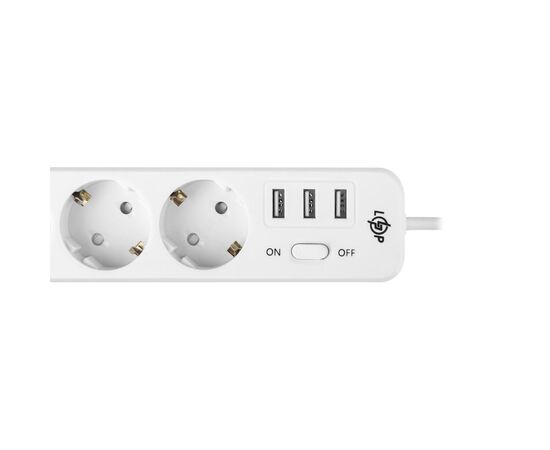 Сетевой фильтр питания LogicPower LP-X3 PREMIUM, 4m white (19526), изображение 4