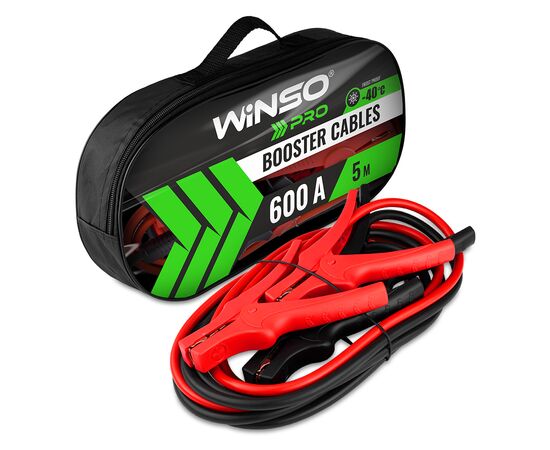 Провода для запуска для автомобиля WINSO PRO сила стуму 600A, довжина 5м (138160), изображение 4
