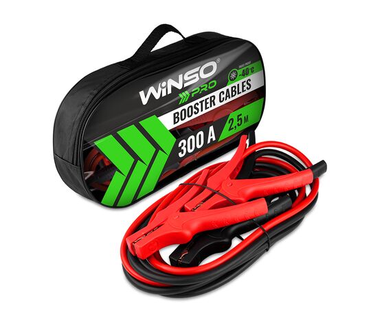 Провода для запуска для автомобиля WINSO PRO сила стуму 300A, довжина 2.5м (138130), изображение 4