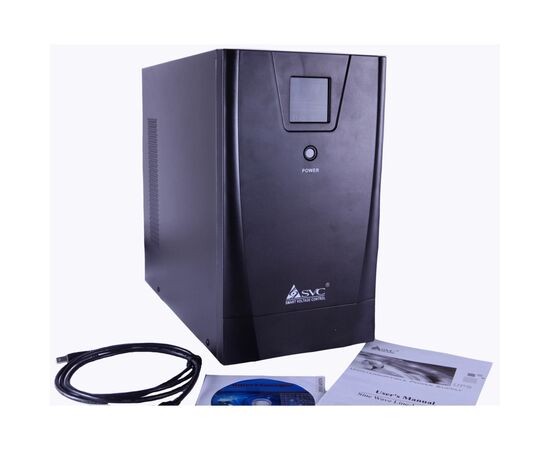 Пристрій безперебійного живлення SVC SL-3KS-LCD 3000VA (SL-3KS-LCD), зображення 3