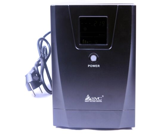 Пристрій безперебійного живлення SVC VP-3000-LCD 3000VA (VP-3000-LCD), зображення 3
