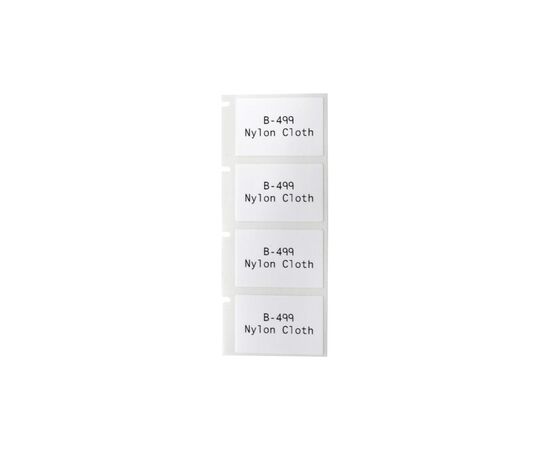 Лента для принтера этикеток Brady M21-11-499, вырубные, 19.05×12.7 mm, 140 шт, black on white, нейлон (152090), изображение 2