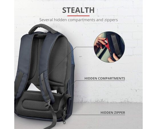 Рюкзак для ноутбука Trust 16", Nox Anti-theft Blue (23307_TRUST), изображение 7