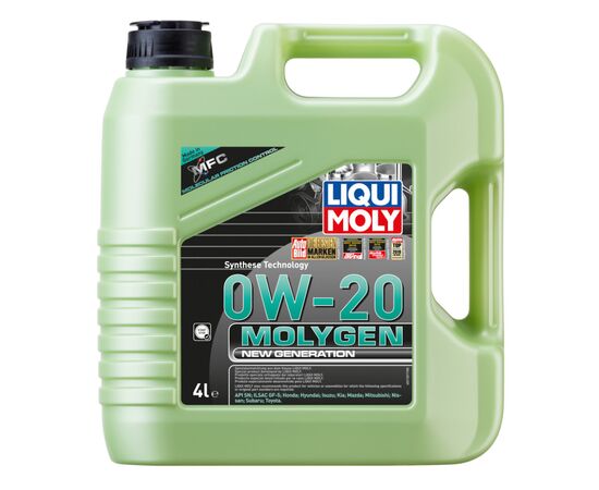 Моторна олива Liqui Moly Molygen New Generation 0W-20 4л (LQ 21357)