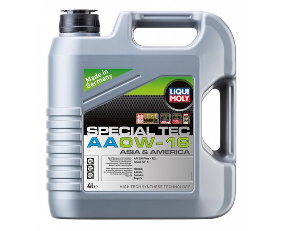 Моторна олива Liqui Moly SPECIAL TEC AA 0W-16 4л (LQ 21327)