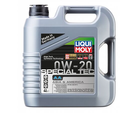 Моторное масло Liqui Moly Special Tec AA 0W-20 4л (9705)