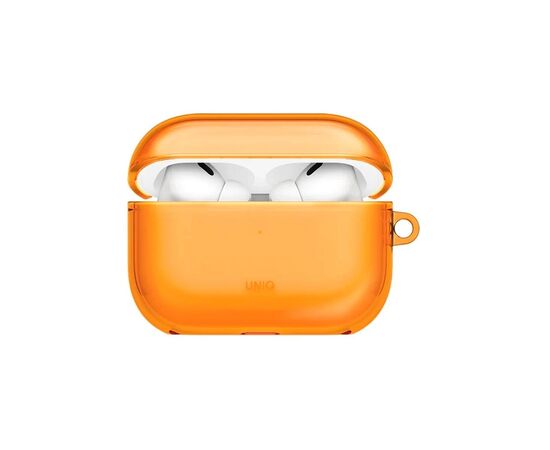 Чехол для наушников Uniq Glase для AirPods Pro 3 Orange (8886463697177), изображение 2