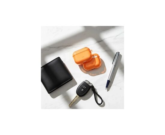Чехол для наушников Uniq Glase для AirPods Pro 3 Orange (8886463697177), изображение 7
