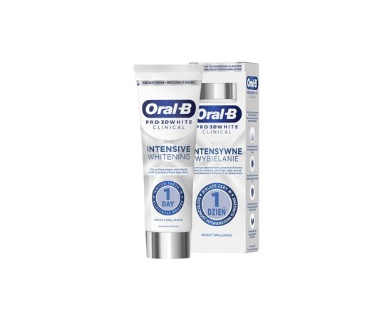 Зубная паста Oral-B Pro-3D White Clinical Intensive Whitening Яркий блеск 75 мл (8700216922807)