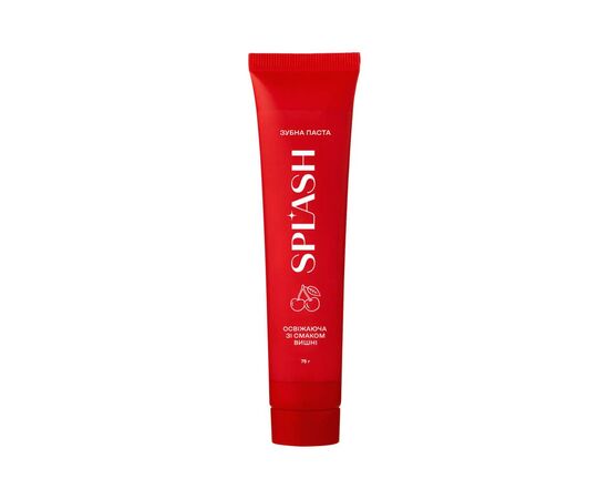 Зубная паста Splash Освежающая Со вкусом вишни 75 г (4820266833190), изображение 2