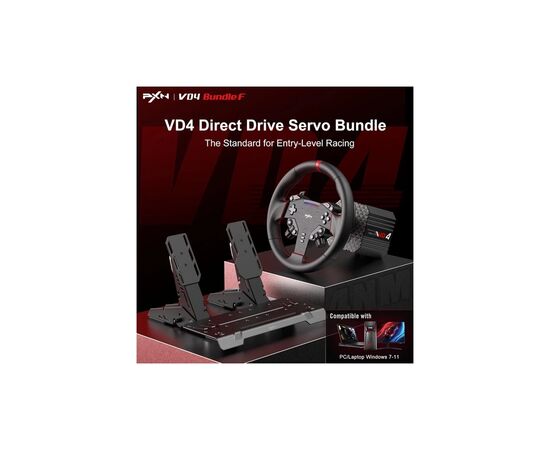 Руль PXN VD4 Bundle for PC (PXN-VD4 Bundle EU), изображение 7
