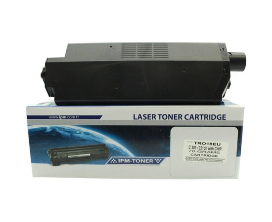 Тонер-картридж IPM OKI C301/321, 3500K, Black (TRO18EU)
