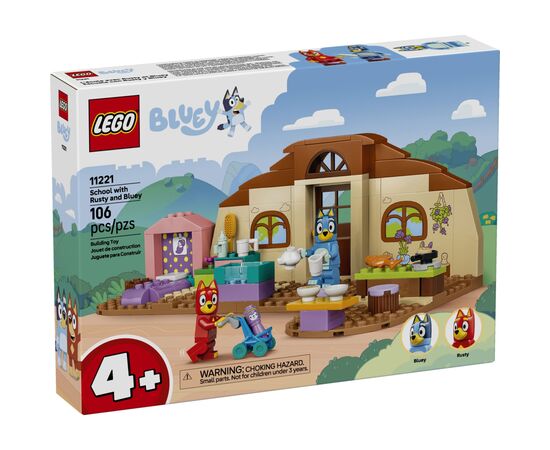 Конструктор LEGO Bluey Школа с Расти и Блуи (11221)