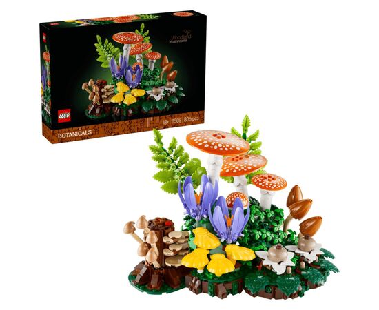 Конструктор LEGO Botanicals Лесные грибы (11505), изображение 2