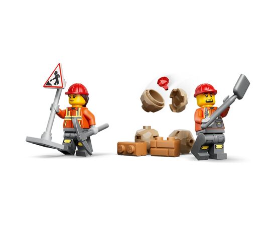 Конструктор LEGO City Желтый экскаватор-погрузчик (60480), изображение 4
