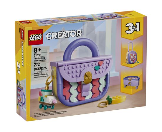 Конструктор LEGO Creator Стильная художественная сумка с местом хранения (31391)