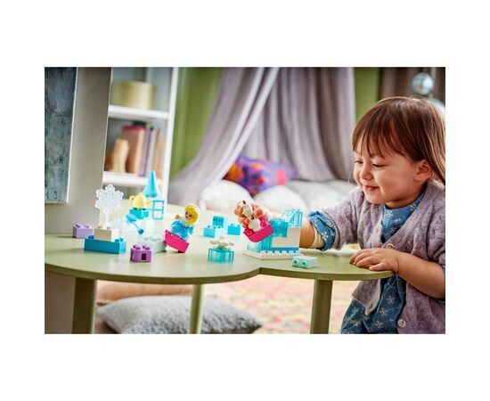 Конструктор LEGO DUPLO Коробка для творчого конструювання «Крижане серце» з Ельзою й Олафом (10462), зображення 10
