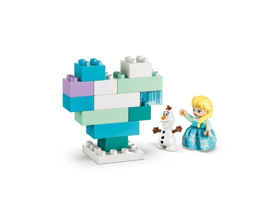Конструктор LEGO DUPLO Коробка для творчого конструювання «Крижане серце» з Ельзою й Олафом (10462), зображення 4