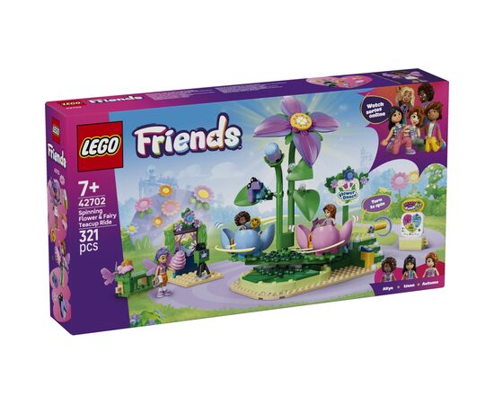 Конструктор LEGO Friends Карусель с цветами и чашками и сказочная фотобудка (42702)