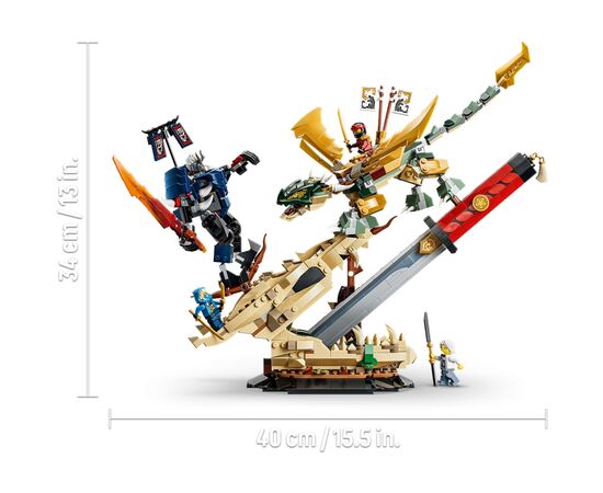 Конструктор LEGO NINJAGO Битва біля черепа Дракона з мечем (71871), зображення 4