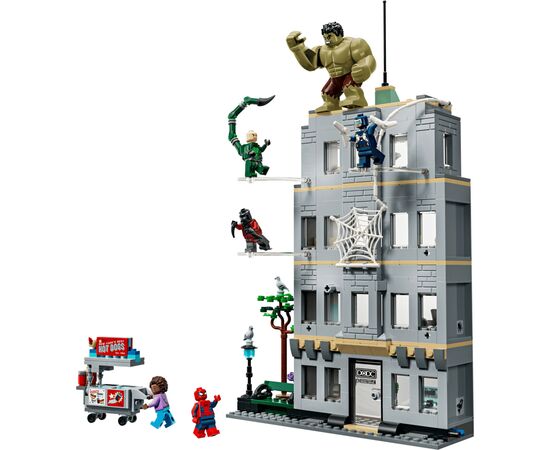 Конструктор LEGO Marvel Епічна сутичка Людини-павука проти Халка (76350), зображення 2