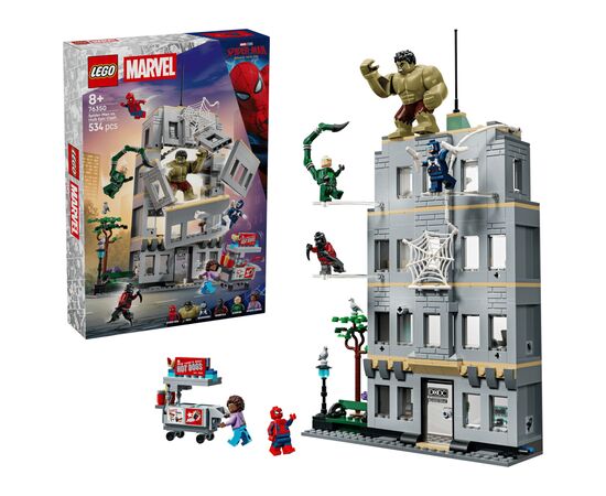 Конструктор LEGO Marvel Епічна сутичка Людини-павука проти Халка (76350), зображення 7
