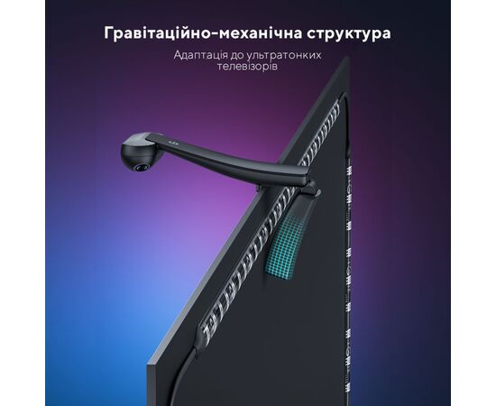 Світлодіодна стрічка Govee Набір H605C Envisual TV Backlight T2 with Dual Cameras 55-65'', RGBIC, WI-FI/Bluetooth, чорний (H605C311), зображення 6
