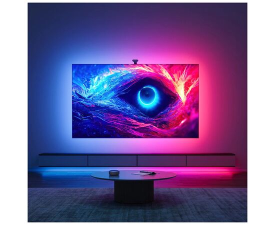 Світлодіодна стрічка Govee Набір H605C Envisual TV Backlight T2 with Dual Cameras 75-85'', RGBIC, WI-FI/Bluetooth, чорний (H605C312), зображення 8