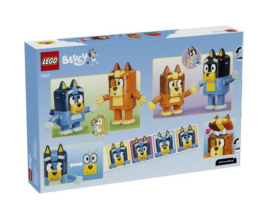 Конструктор LEGO Bluey Сім'я Блуї з кубиків (11217), зображення 10