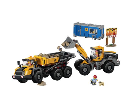 Конструктор LEGO City Самосвал и фронтальный ковшовой погрузчик (60494), изображение 2