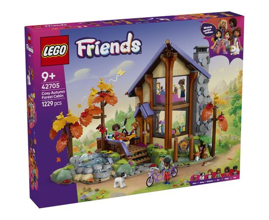 Конструктор LEGO Friends Уютный лесной домик для осеннего отдыха (42705)