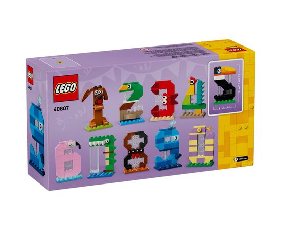 Конструктор LEGO Iconic Цифри на день народження (40807), зображення 7