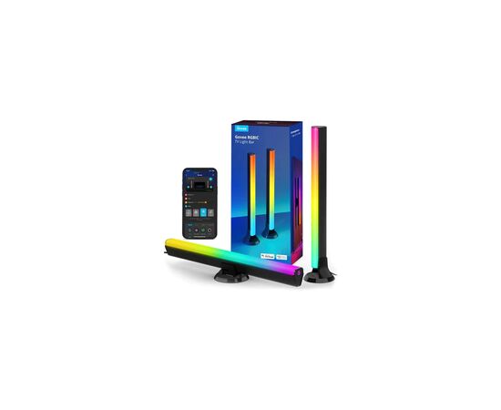 Світлодіодна стрічка Govee Набір H6046 Flow Plus Light Bars, RGBIC, WI-FI/Bluetooth, чорний (H6046311), зображення 2