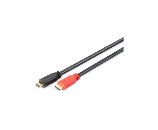 Кабель мультимедийный HDMI M to HDMI M 20.0m Full HD 60Hz AOC w/Amplifier black Digitus (AK-330105-200-S)